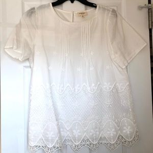 Orange Creek White Lace Blouse